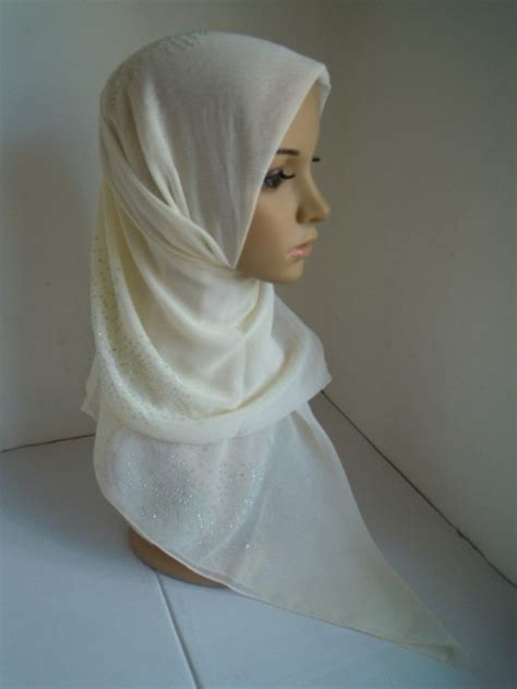 Simple Pure Color Muslim Covering Headscarves High Quality Cotton