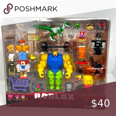 Roblox Action Collection Meme Pack Playset No Virtual Codes Included