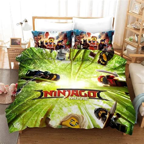 3d Lego Ninjago Masters Of Spinjitzu Bedding Set Duvet Cover Pillow