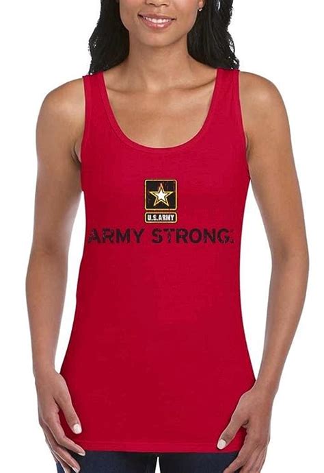 Artix A Army Strong Womens Tank Top Us Army Tank Tops Xx Large Red At