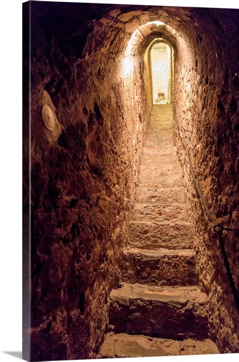 Europe Romania Bran Castle Bran Interior Secret Passageway Wall Art