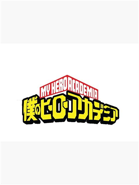 My Hero Academia Logo Art Print For Sale By Emyemy2002 Redbubble