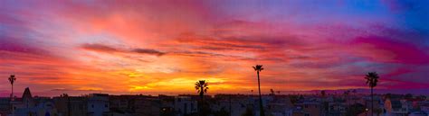 California Sunset panorama taken with my phone. : pics