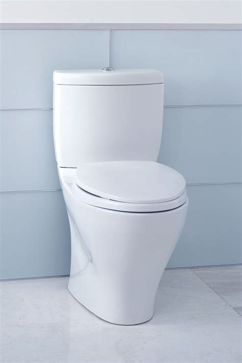 ToTo Aquia Dual Flush Two Piece Toilet GPF GPF Rough In Elongated Bowl Royal