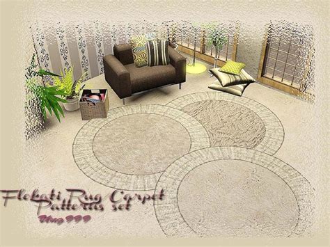The Sims Resource Flokati Rugcarpet Patterns Set