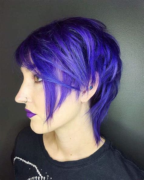15 Modern Short Purple Hairstyles Trending In 2024