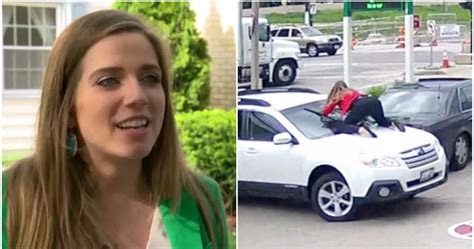 Woman Turns Into An Action Hero When Her Car Is Stolen Even She Cant