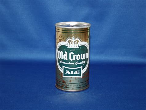 Vintage Old Crown Premium Quality Ale Beer Can Steel Peter Etsy Ale