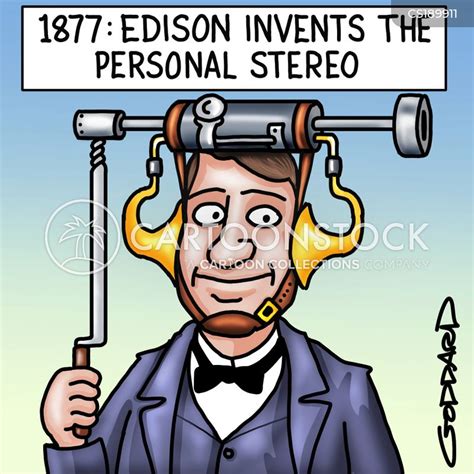 Thomas Edison Cartoons And Comics Funny Pictures From Cartoonstock