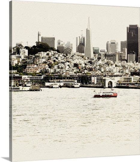 San Francisco Waterfront Ii Ptm Images Wall Canvas Framed Canvas