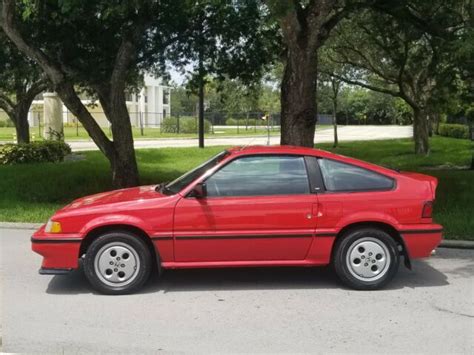 1987 First Generation Honda Crx Si Package Deal Original Rare
