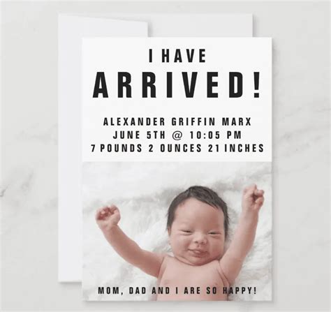 Birth Announcement Ideas And Wording Off