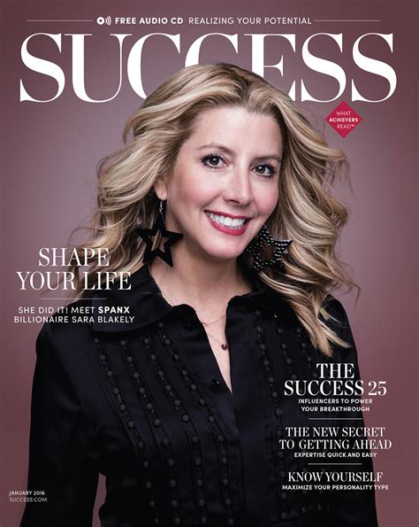 Success Magazine January 2016 Sara Blakely