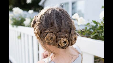 Here we show a variety of how to video tutorials in the hair styles category. Flower Crown Braid | Updo | Cute Girls Hairstyles - YouTube