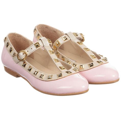 Pink Leather Venetia Shoes For Girl By Step2wo Discover More Beautiful