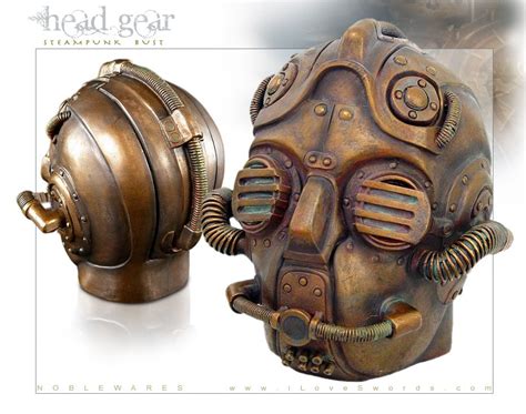 Steampunk Head Statue Skull Mask 8650 By Pacific Trading Skull Mask