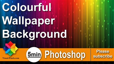 Photoshop Tutorial How To Create A Colorful Wallpaper Background Youtube