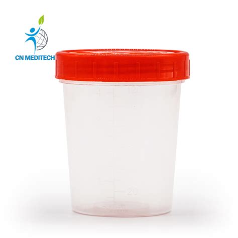 Disposable Urine Sample Container Collection Cup Plastic Sterile Urine