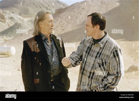 David Carradine Quentin Tarantino On The Set Kill Bill Vol 2 Year