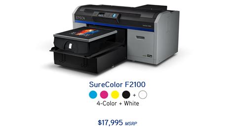 Epson Surecolor F2100 W Dtg Direct To Garment Printer For Darker And