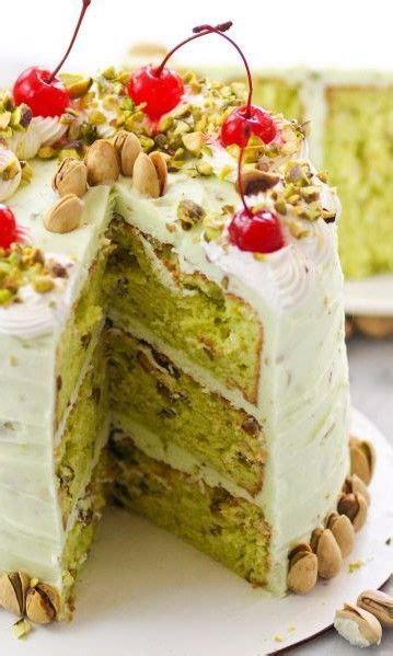 One of the best things about being a housewife who is home alone all day is that it gives me an opportunity to do embarrassing stuff that i. Pistachio Dream Layer Cake | Pistachio recipes, Pistachio ...