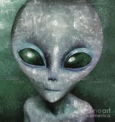 Ancient Alien Painting By Esoterica Art Agency Fine Art America