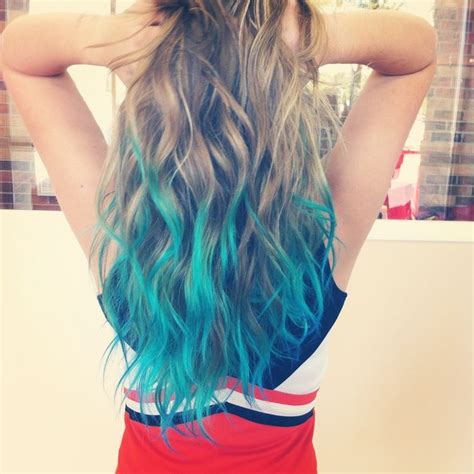 I dip dyed my hair blue/turquoise/teal! Pin on Blue