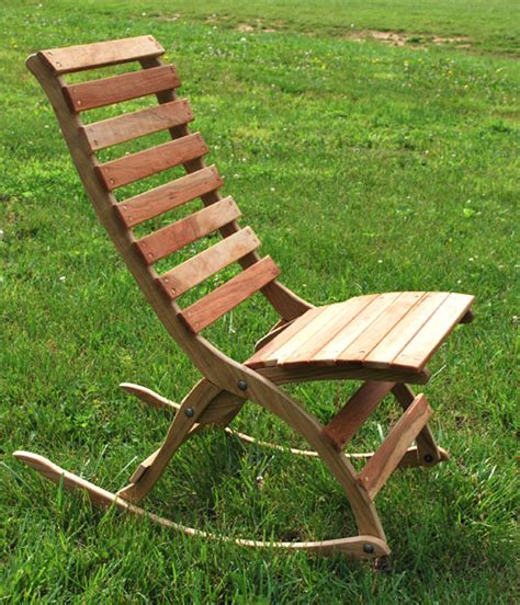 Keep cool at the beach while sitting in this beach chair with canopy. Large Folding Rocking Chair | Van's Chairs