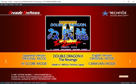 Arcade Archives DOUBLE DRAGON II The Revenge 01009E3001DDE000 Issue