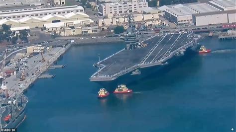 Uss Theodore Roosevelt Finally Returns To San Diego After Six Months At