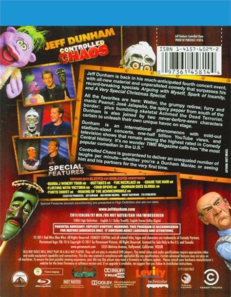 Jeff Dunham Controlled Chaos Blu Ray 2011 Dvd Empire