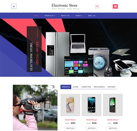 Download Free Html Ecommerce Templates For Online Shopping Websites 2022