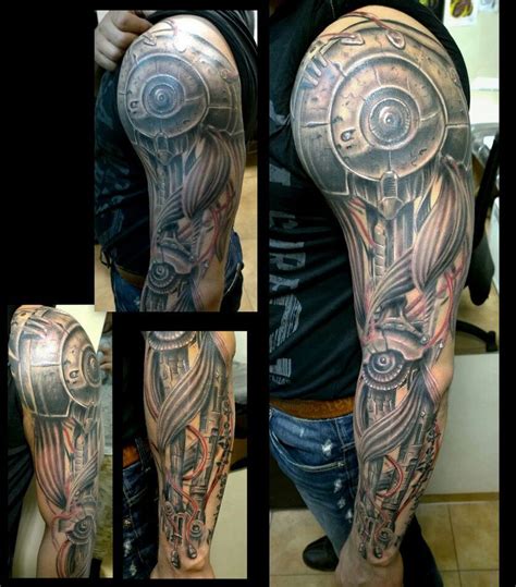 Pin By Miguel Angel Rosales Reyes On T∆tt00s Robotic Arm Tattoo