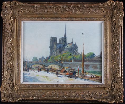 Gustave Madelain Notre Dame De Paris French Oil Painting 839465