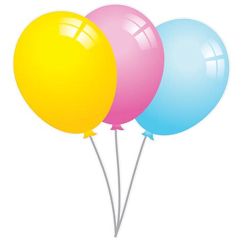 Happy Birthday Balloons Png Clipart Best