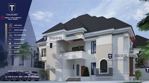72 Striking Four Bedroom Modern Duplex House Design In Nigeria You Won
