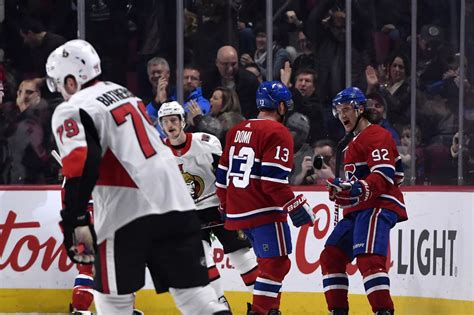 See all match statistics and highlights from the montreal canadiens ottawa senators game. Canadiens vs. Senators Top Six Minutes: Dynamic Duo