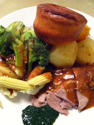 Christmas dinner, although eaten at lunch time, in australia is based on the traditional english versions. Luscious Temptations: Roast Lamb Dinner with All the Trimmings