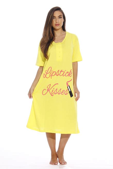 4361g 1 Dreamcrest Short Sleeve Nightgown Sleep Dress For Women Sleepwear Just Love Fashion