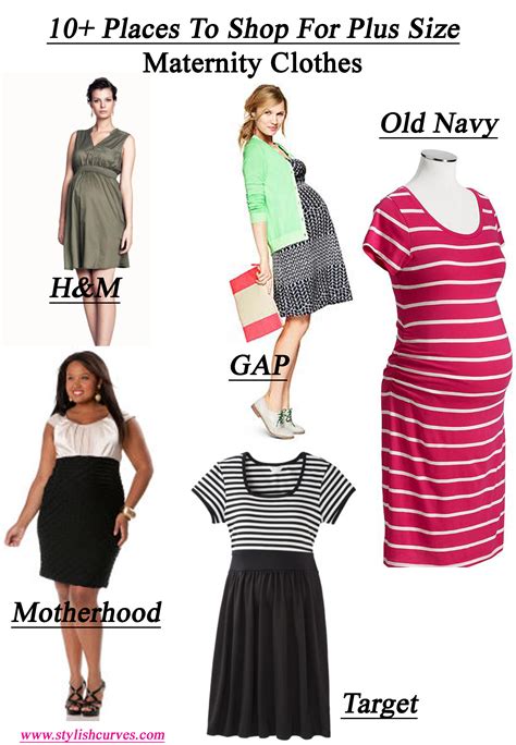 Places To Shop For Stylish Plus Size Maternity Clothes Stylish Curves