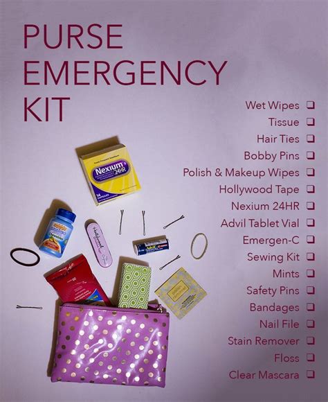 Whats In Your Purse Mergency Kit For Date Night Here Are A Few