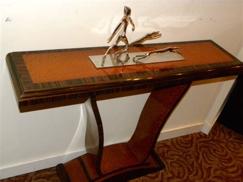 Two Tone Wood Console Art Deco Consoles Art Deco Collection
