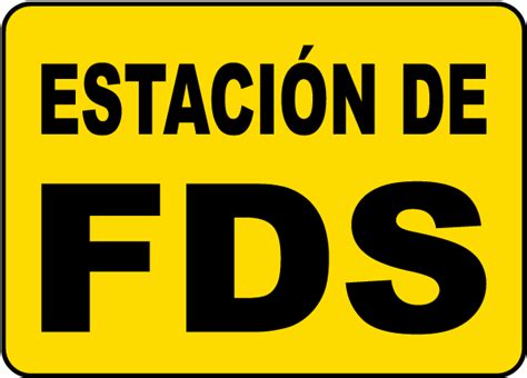 Spanish Sds Station Sign H1669sp By