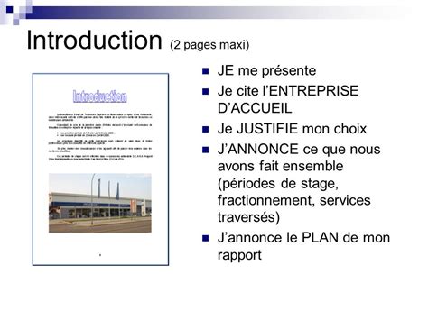 Exemple De Rapport De Stage Bts Electrotechnique 2eme Année Le