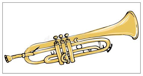Vector Greeting Card With Clarinet Linear Hand Drawn Illustration