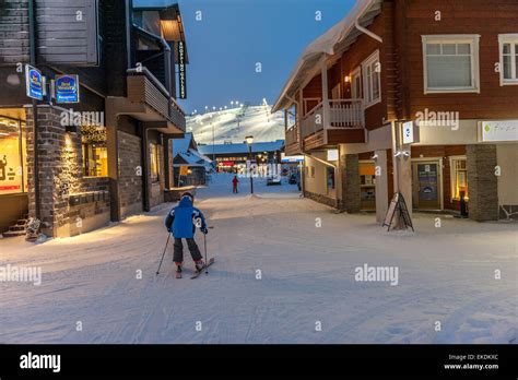 Levi Lapland Finland Scandinavia Stock Photo Alamy