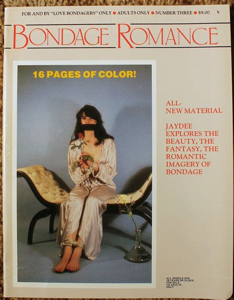 Vintage Kink Magazine Bondage Romance 3 1987 Etsy