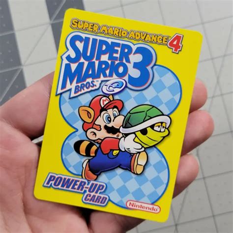 Super Mario Bros 3 Advance 4 E Reader Power Up Card Gameboy Video Game