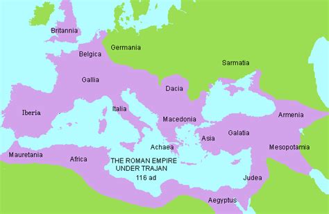 Roman Empire 200 Bc Map