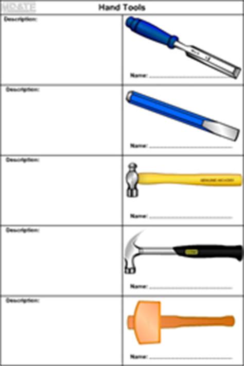 woodworking tools worksheets  woodworking